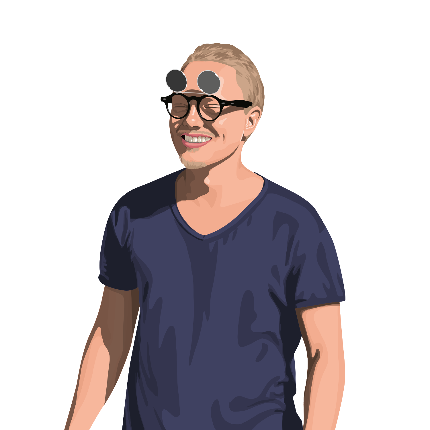 Illustrert portrett av Lyder